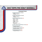 2025 Topps Pro Debut Baseball Hobby Jumbo 8-Box Case