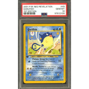 Pokemon Neo Revelation 1st Edition Qwilfish 49/64 PSA 10 GEM MINT