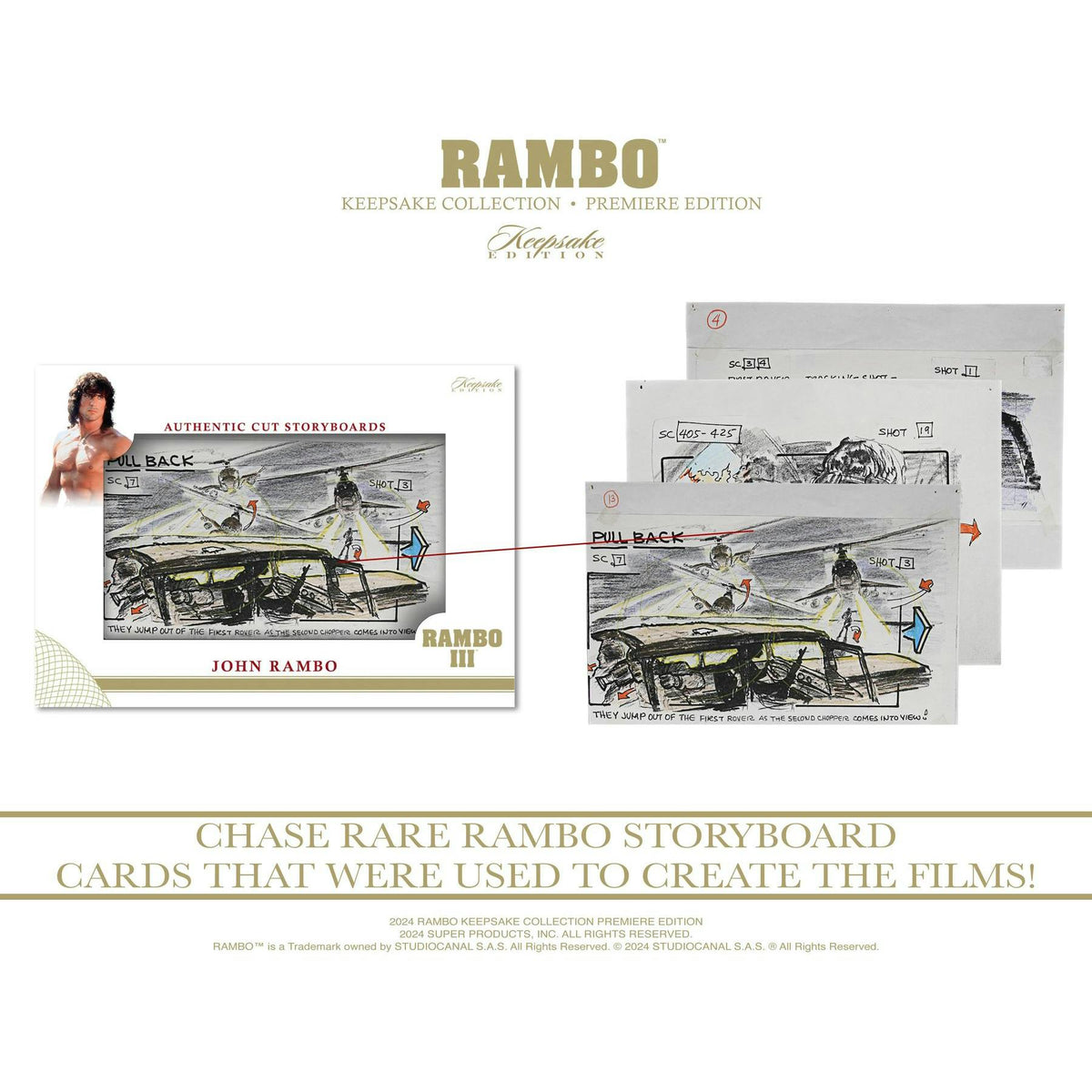 2024 Keepsake Rambo Collection Premiere Edition Hobby 5-Box Case
