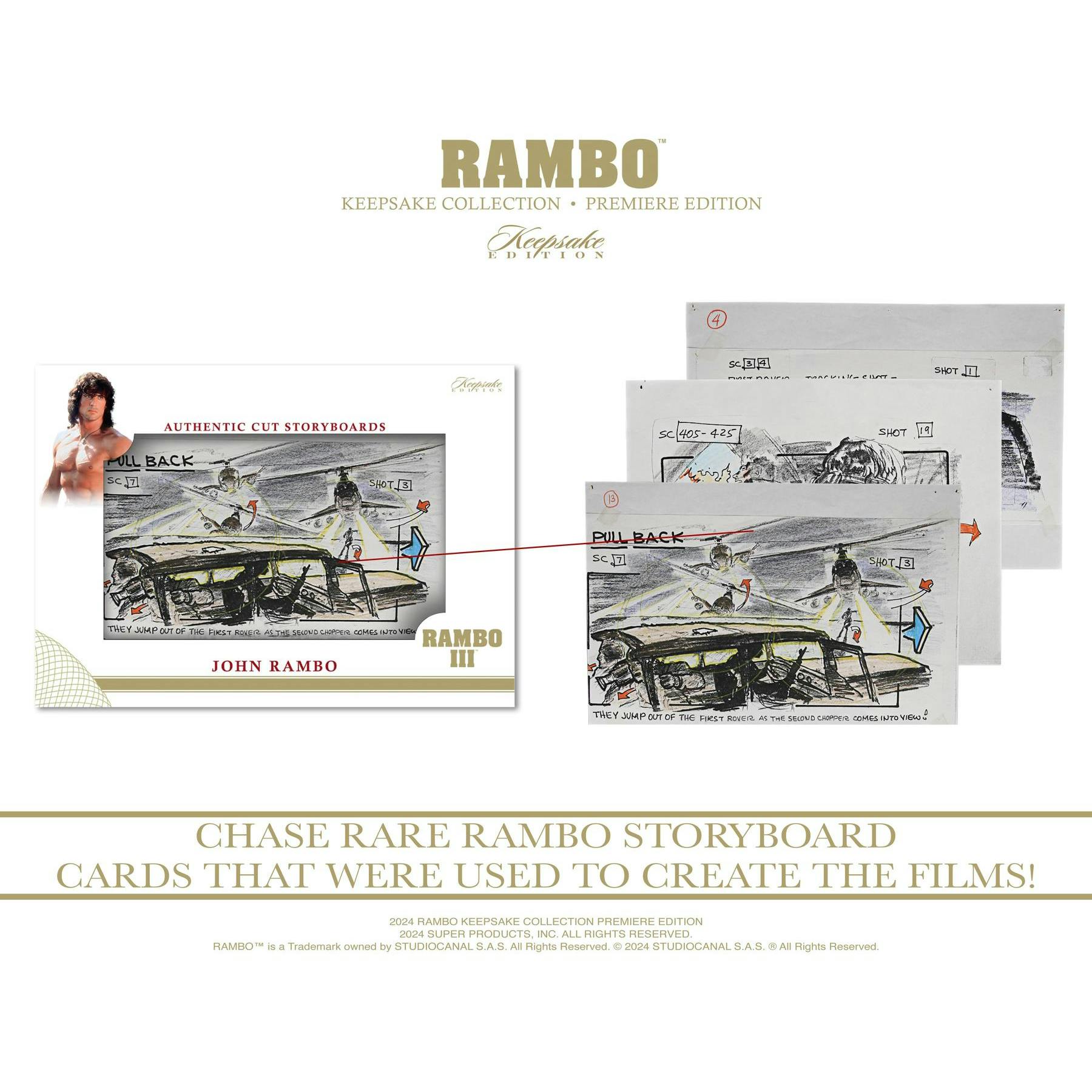 2024 Keepsake Rambo Collection Premiere Edition Hobby 5-Box Case