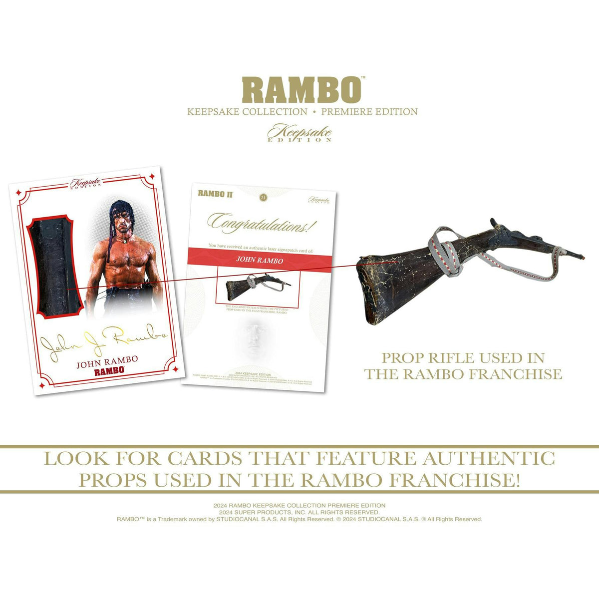 2024 Keepsake Rambo Collection Premiere Edition Hobby 5-Box Case