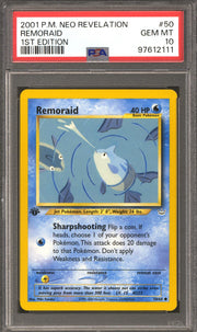 Pokemon Neo Revelation 1st Edition Remoraid 50/64 PSA 10 GEM MINT