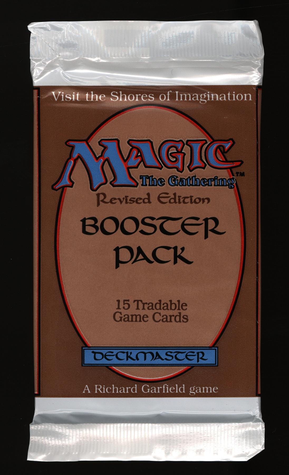 Magic the Gathering 3rd Edition Revised Booster Pack Sealed Unsearched Retailer Barcode Sticker