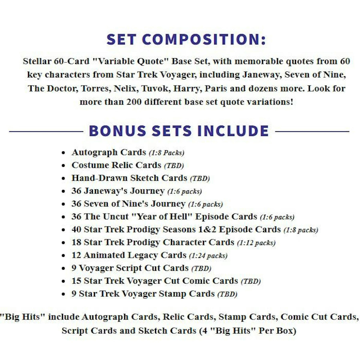2026 Rittenhouse Star Trek Voyager Archives & Inscriptions Hobby 12-Box Case