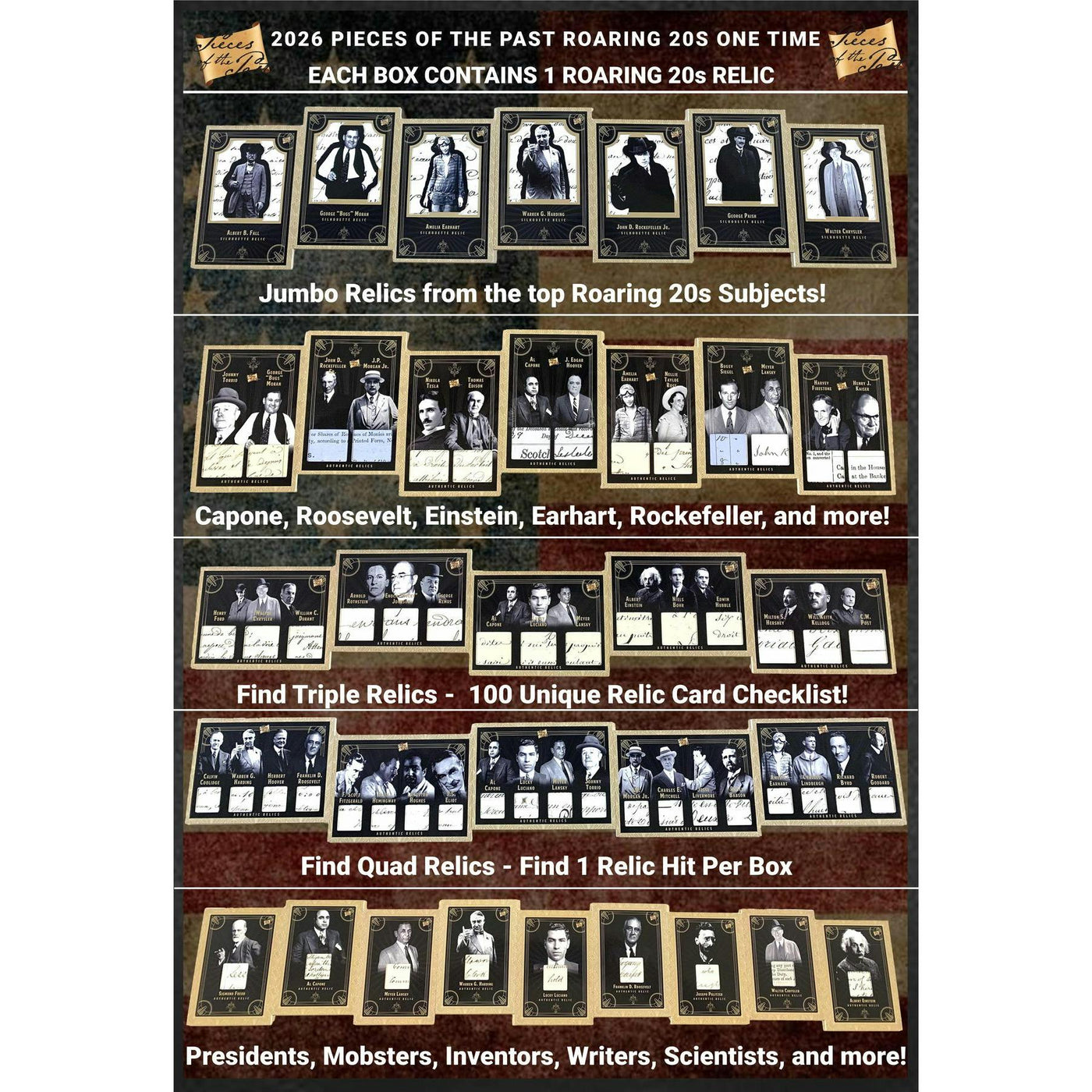 2026 Keepsake Pieces of the Past Roaring 20's One Time Edition Hobby Box