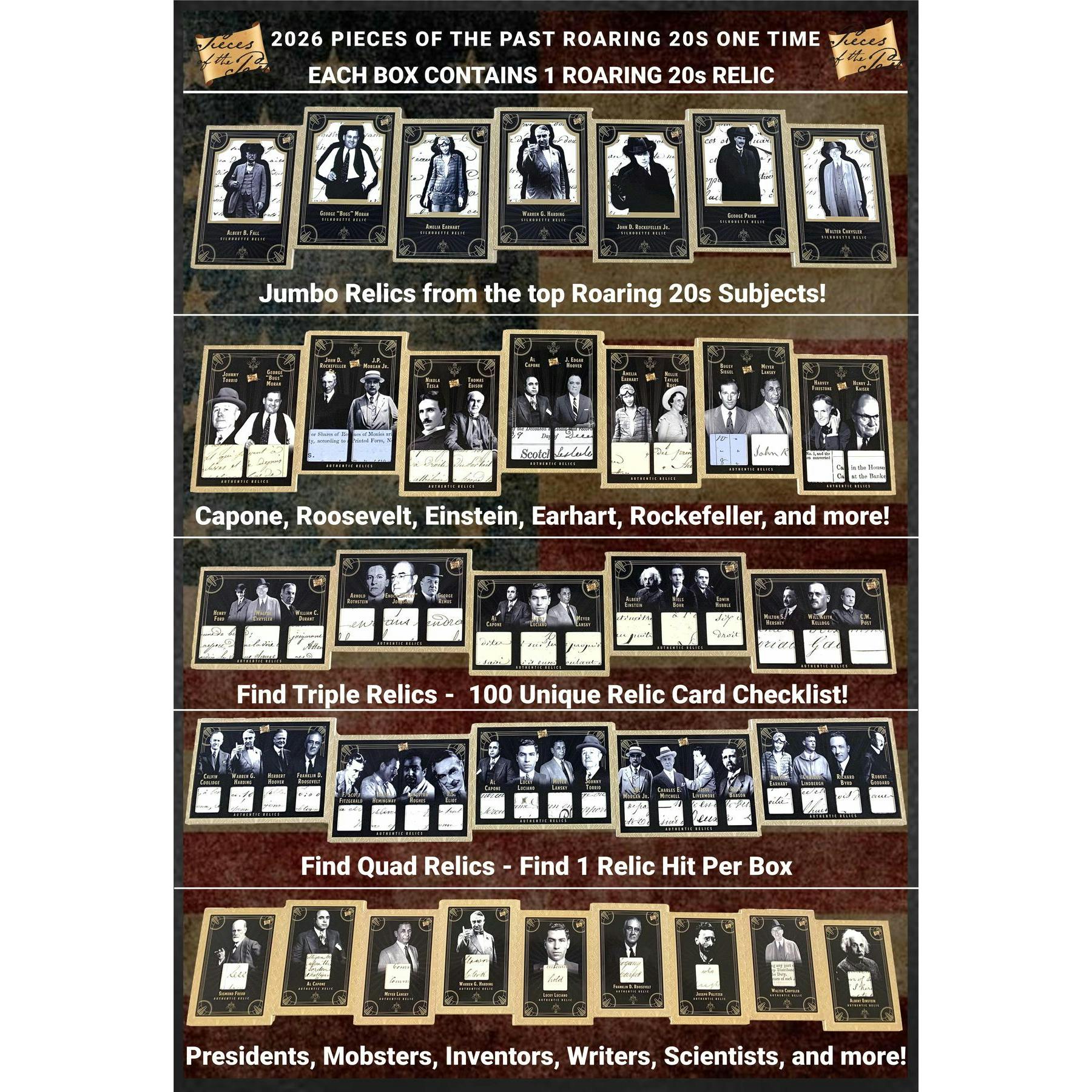 2026 Keepsake Pieces of the Past Roaring 20's One Time Edition Hobby Box