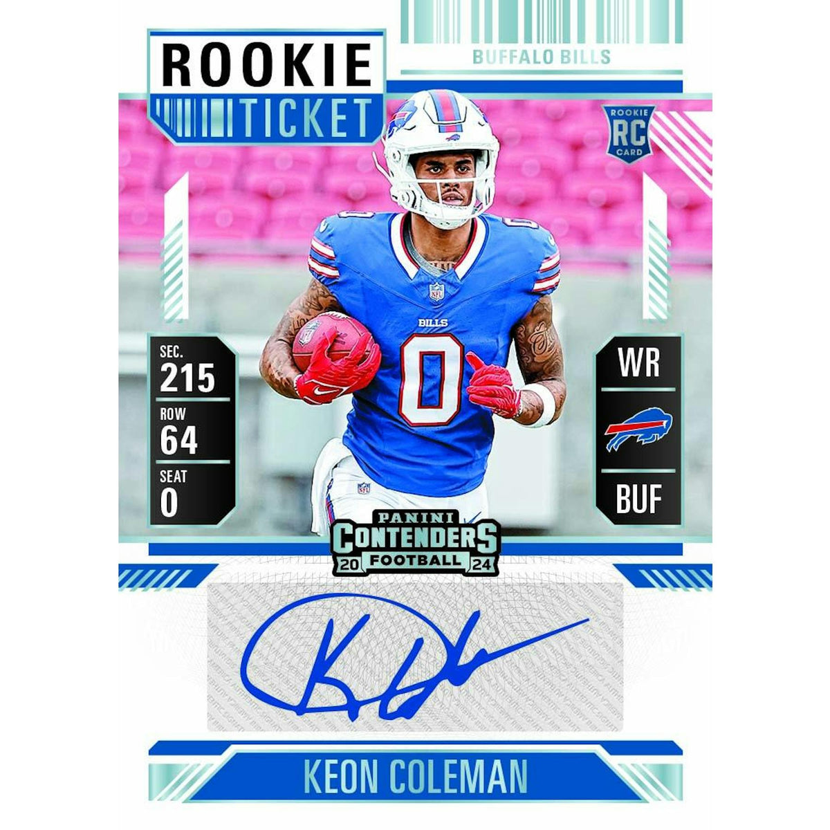 2024 Panini Contenders Football Hobby 12-Box Case