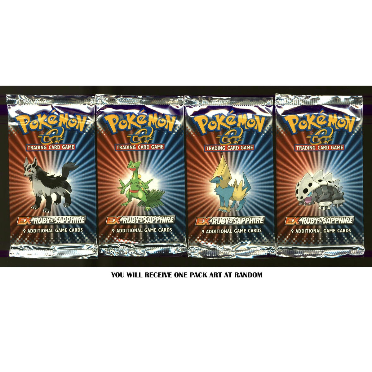 Pokemon EX Ruby & Sapphire Booster Pack - UNSEARCHED UNWEIGHED Random Art