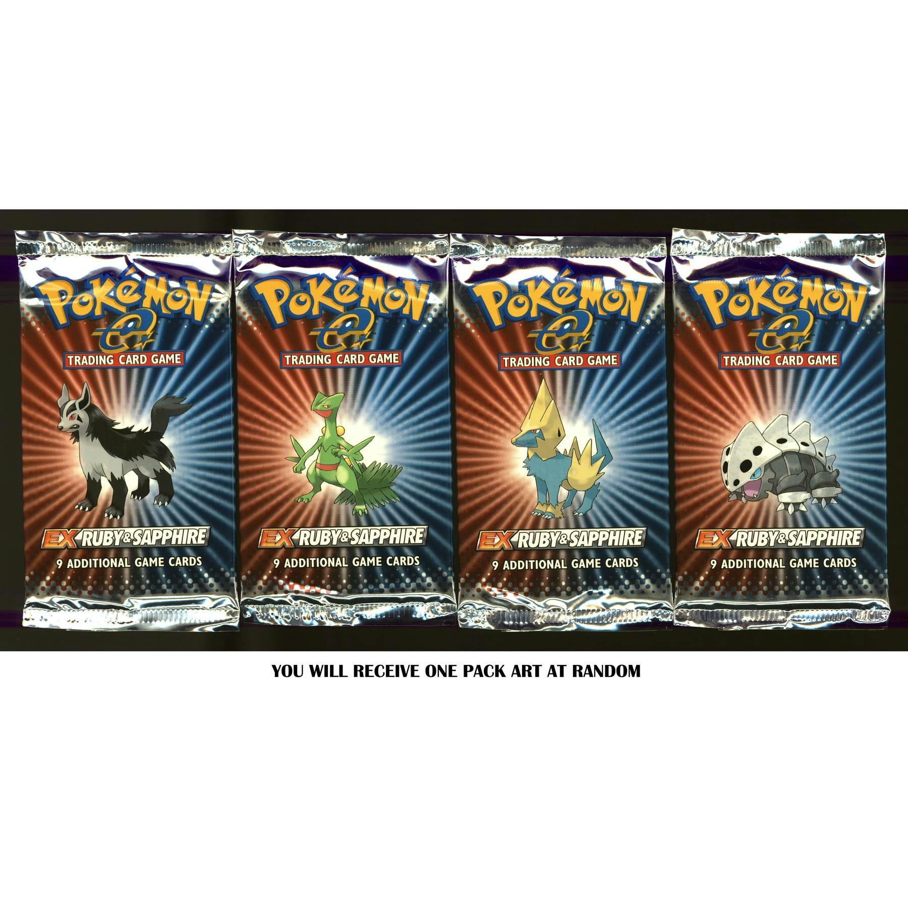 Pokemon EX Ruby & Sapphire Booster Pack - UNSEARCHED UNWEIGHED Random Art