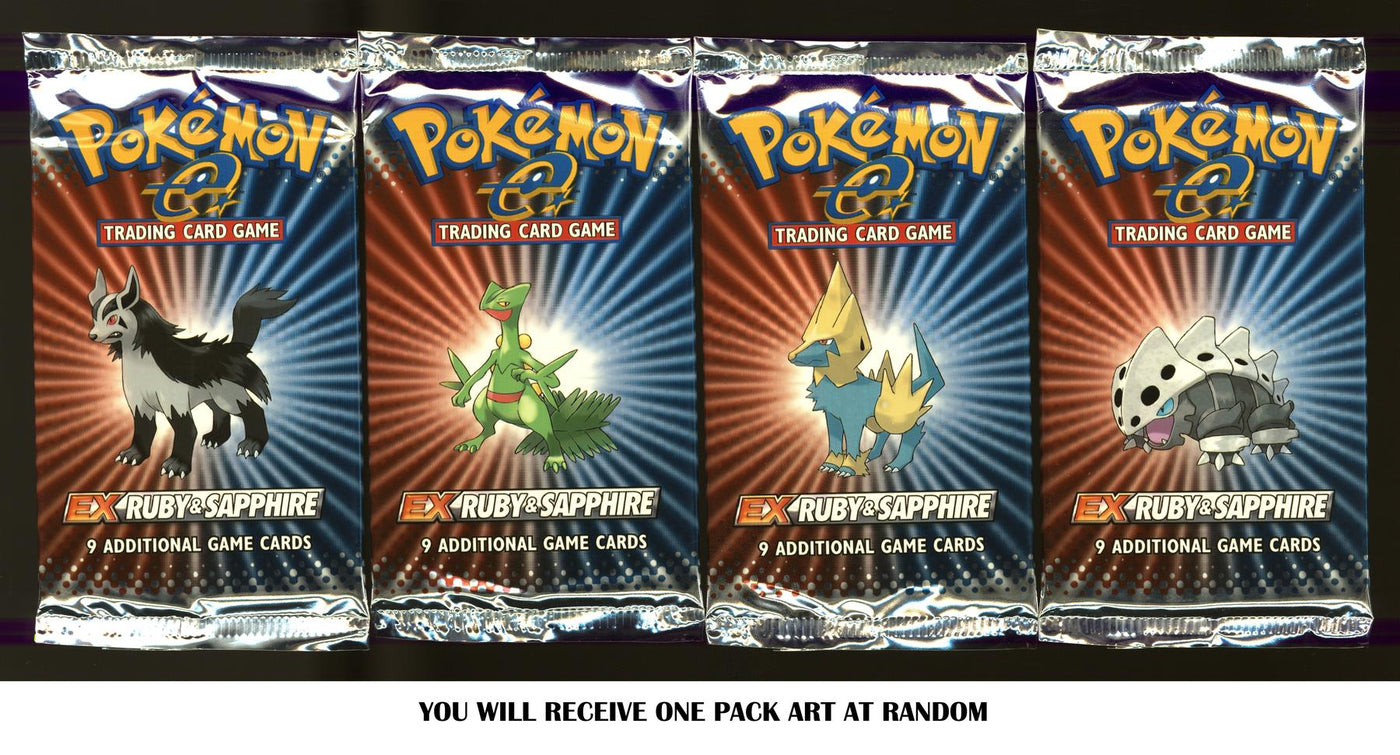 Pokemon EX Ruby & Sapphire Booster Pack - UNSEARCHED UNWEIGHED Random Art