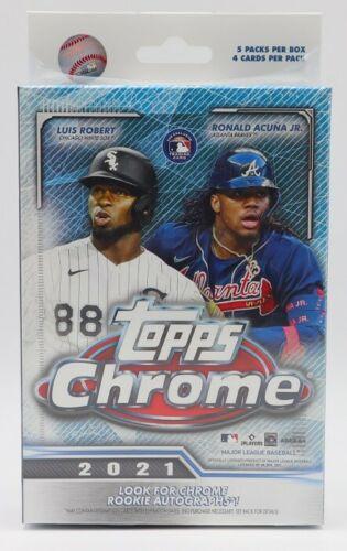 2021 Topps Chrome Baseball Hanger Box