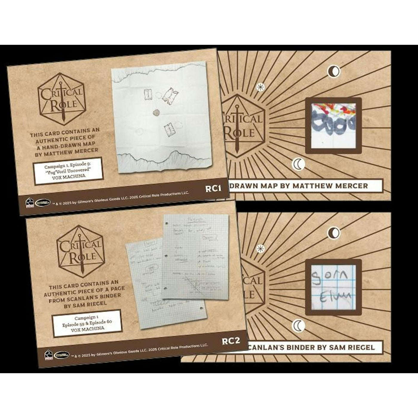 2025 Rittenhouse Critical Role 10th Anniversary Hobby 10-Box Case