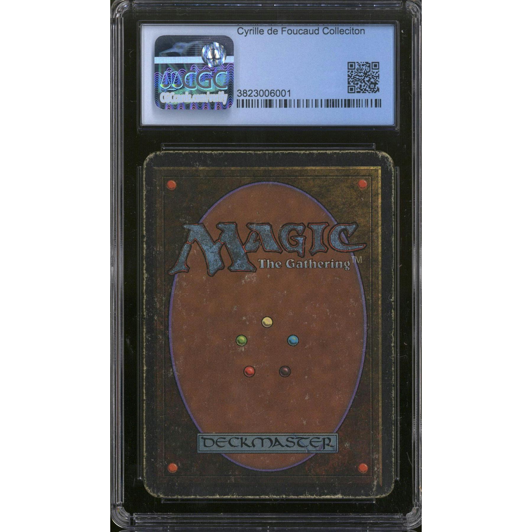 Magic the Gathering Alpha Mox Sapphire CGC 3.5 Pedigree HEAVILY PLAYED HP