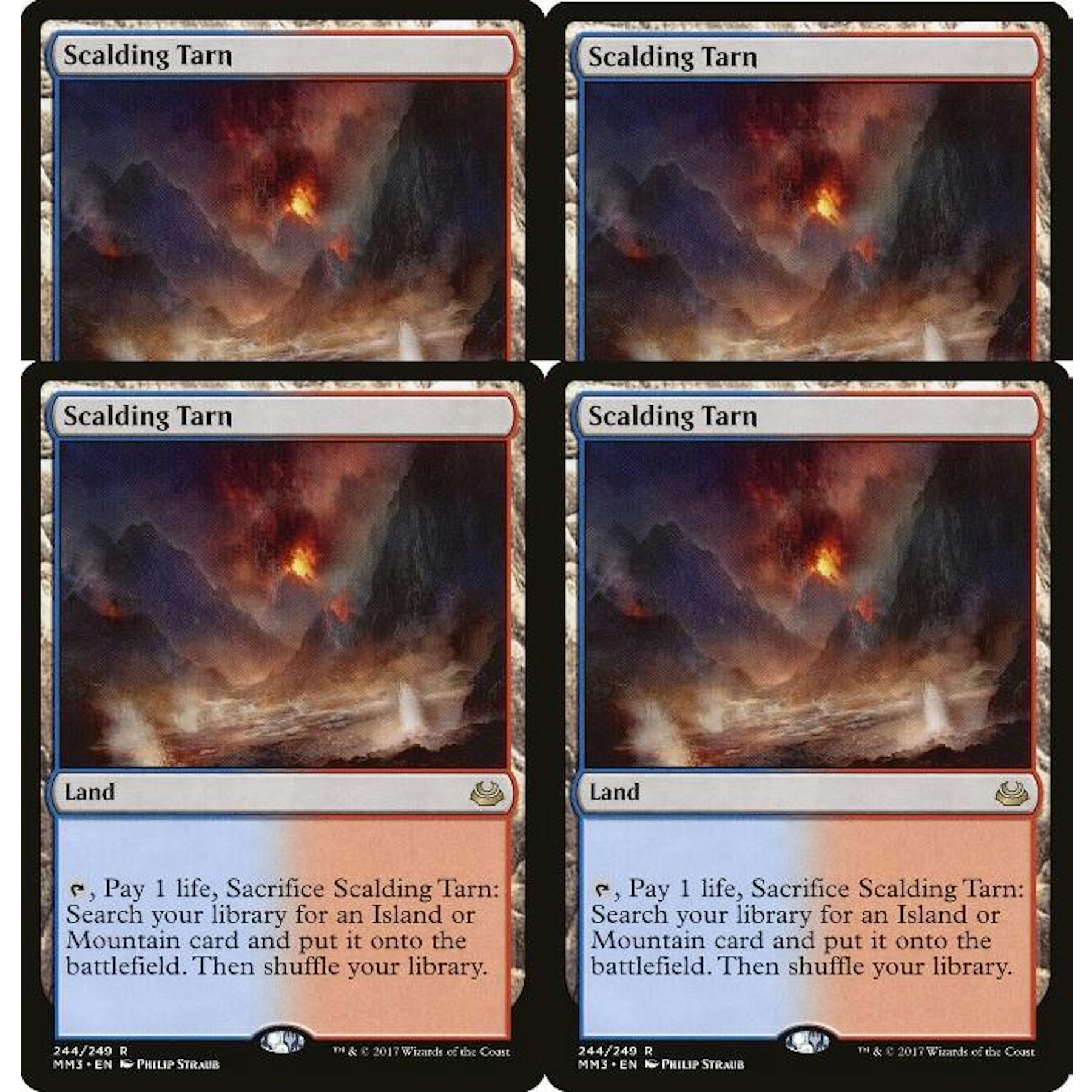 4x Scalding Tarn (Near Mint)