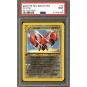 Pokemon Neo Discovery 1st Edition Scizor 29/75 PSA 9