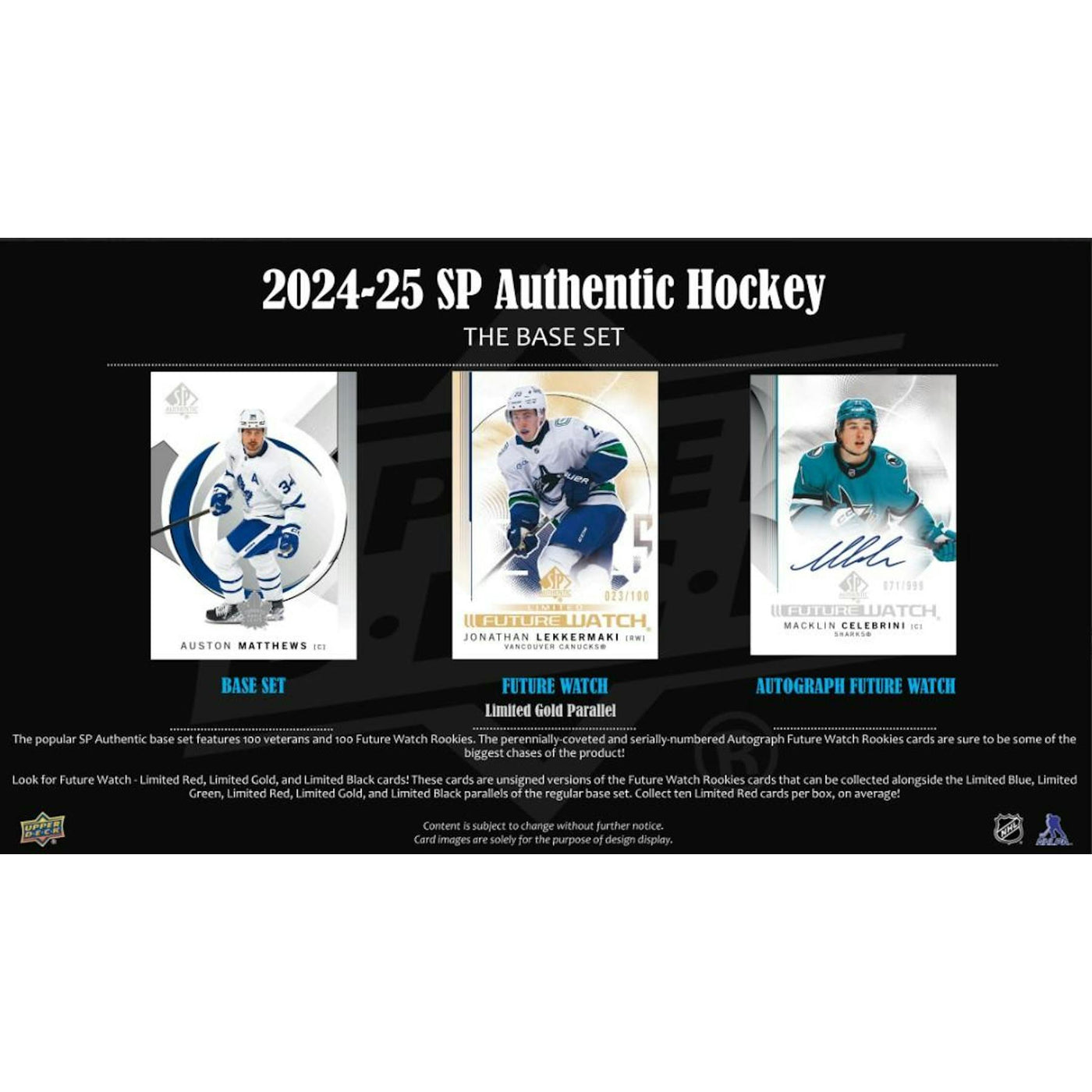 2024/25 Upper Deck SP Authentic Hockey Hobby 16-Box Case