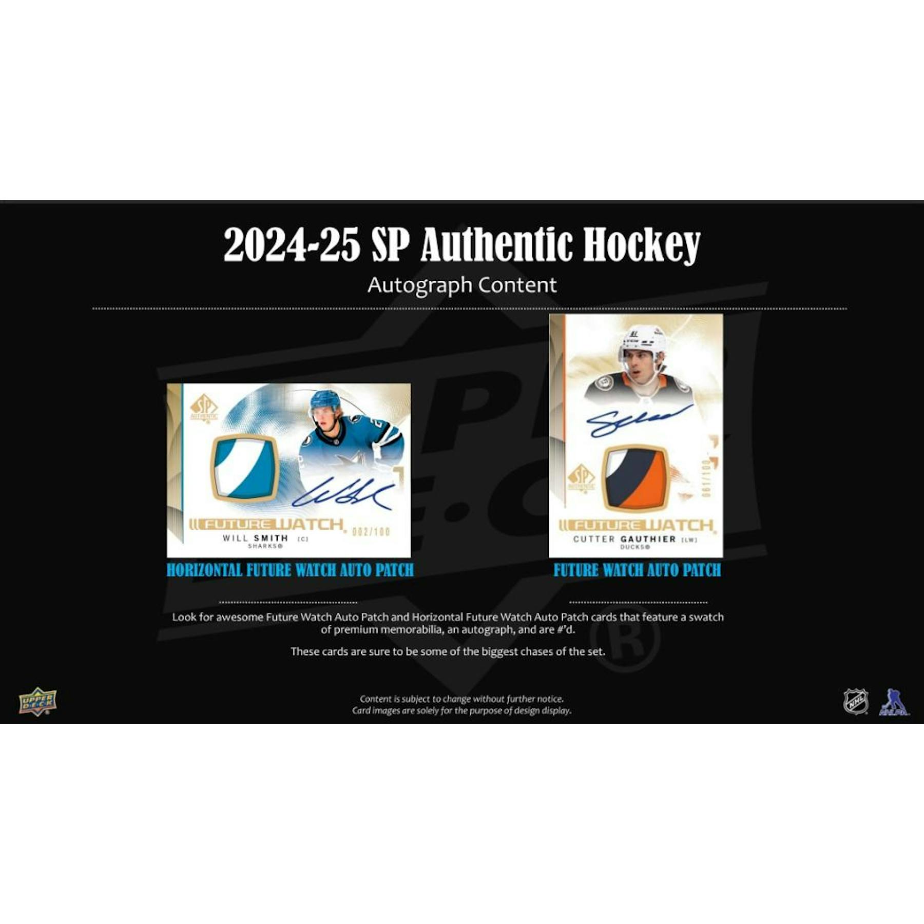 2024/25 Upper Deck SP Authentic Hockey Hobby Box