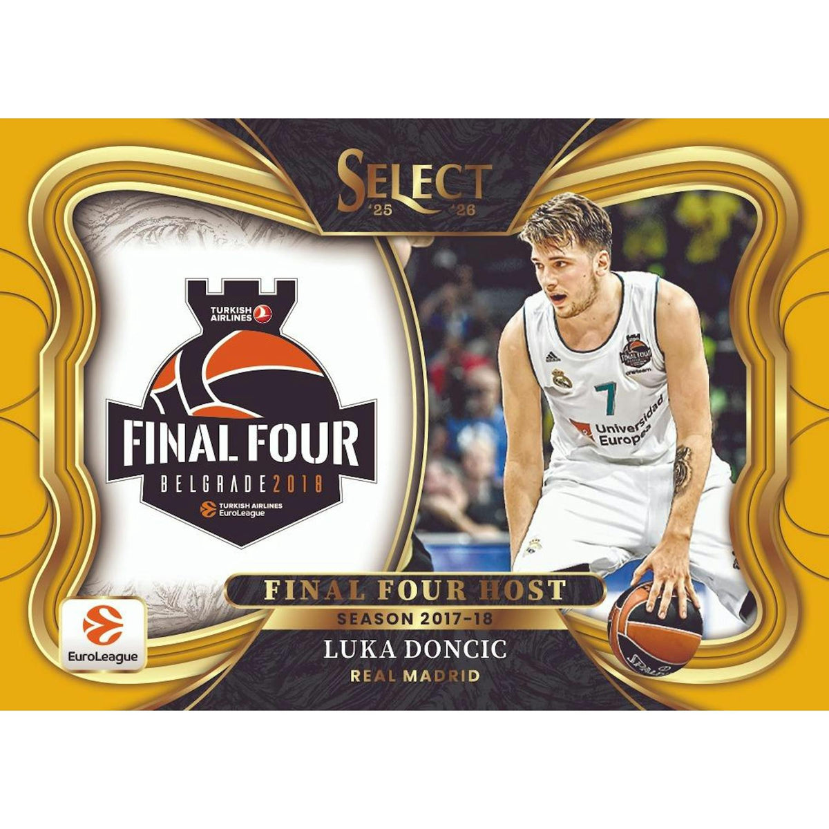 2025/26 Panini Select EuroLeague Basketball Hobby 12-Box Case
