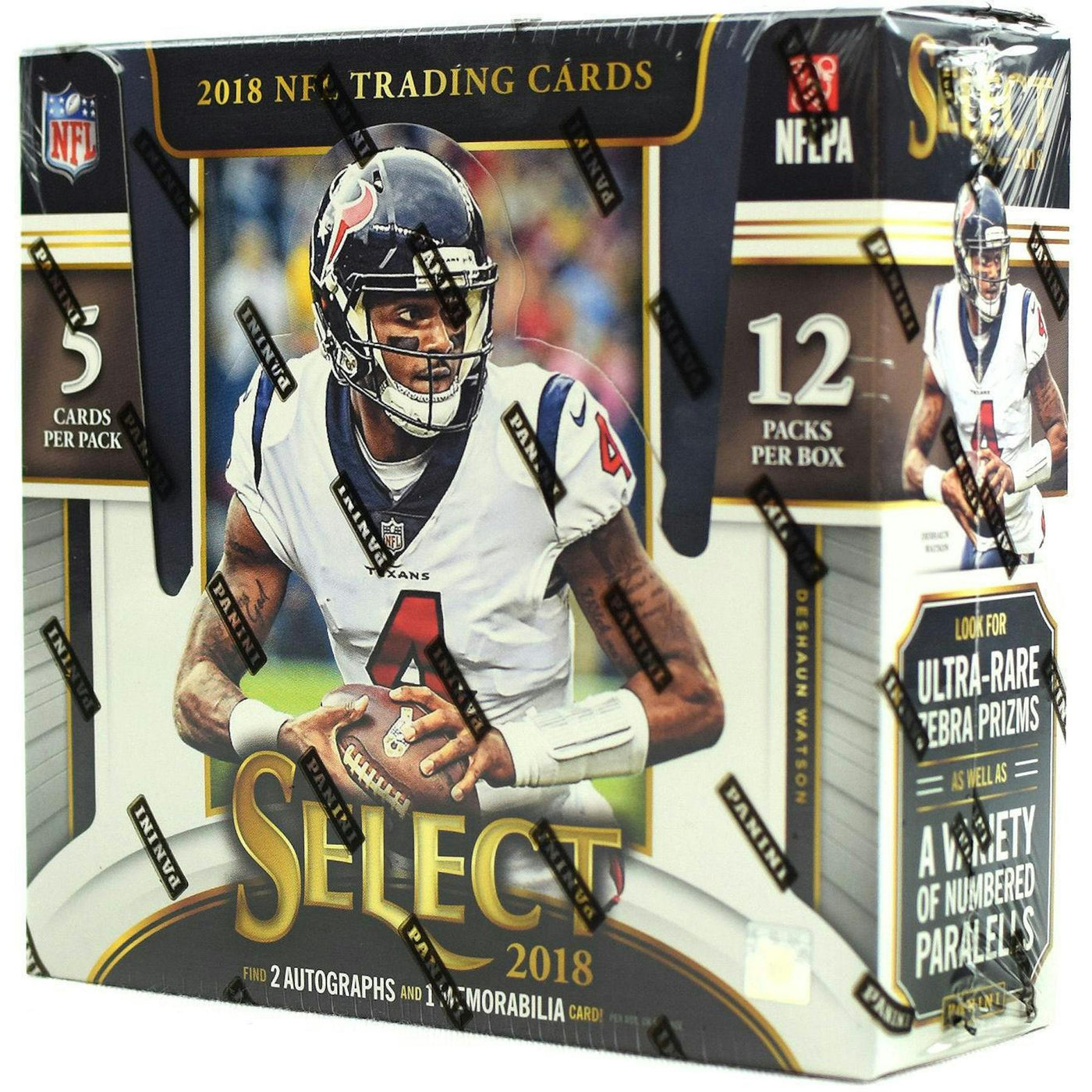 2018 Panini Select Football Hobby 12-Box Case