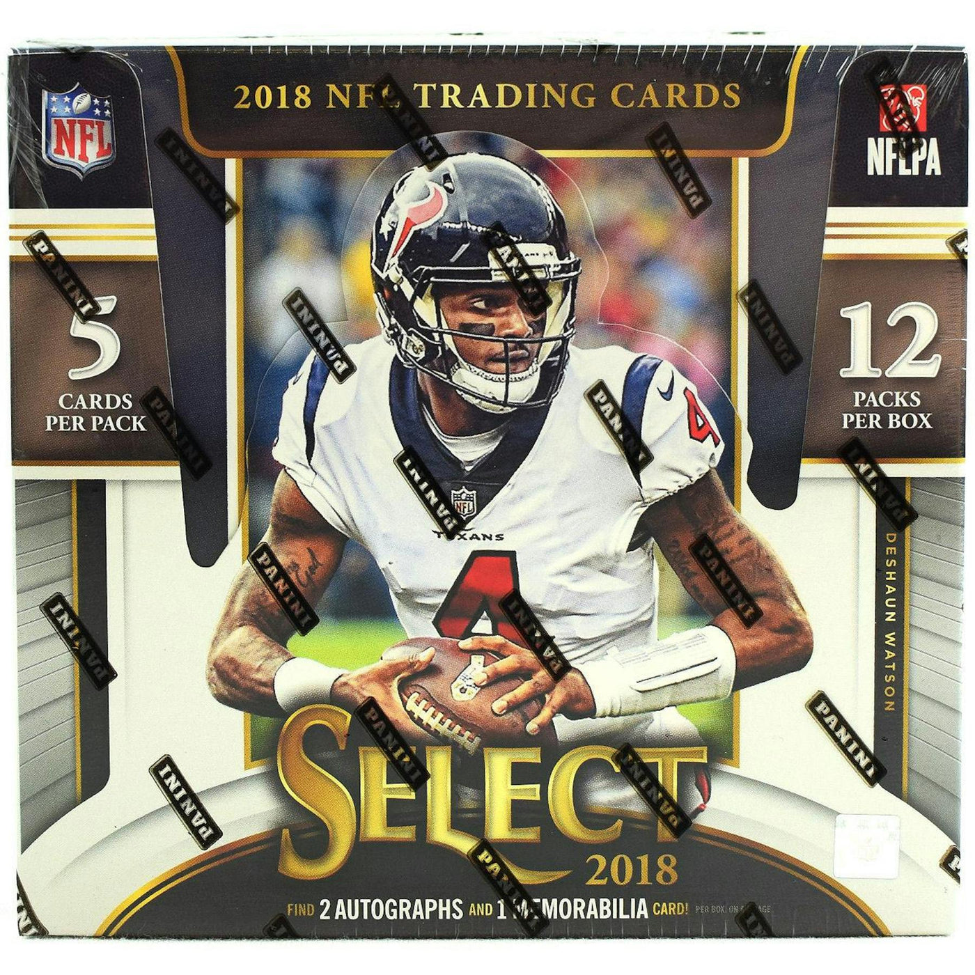 2018 Panini Select Football Hobby 12-Box Case