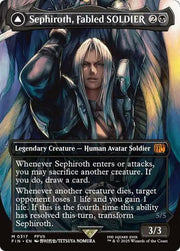 Magic the Gathering Final Fantasy Sephiroth, Fabled SOLDIER Borderless 317 NEAR MINT NM
