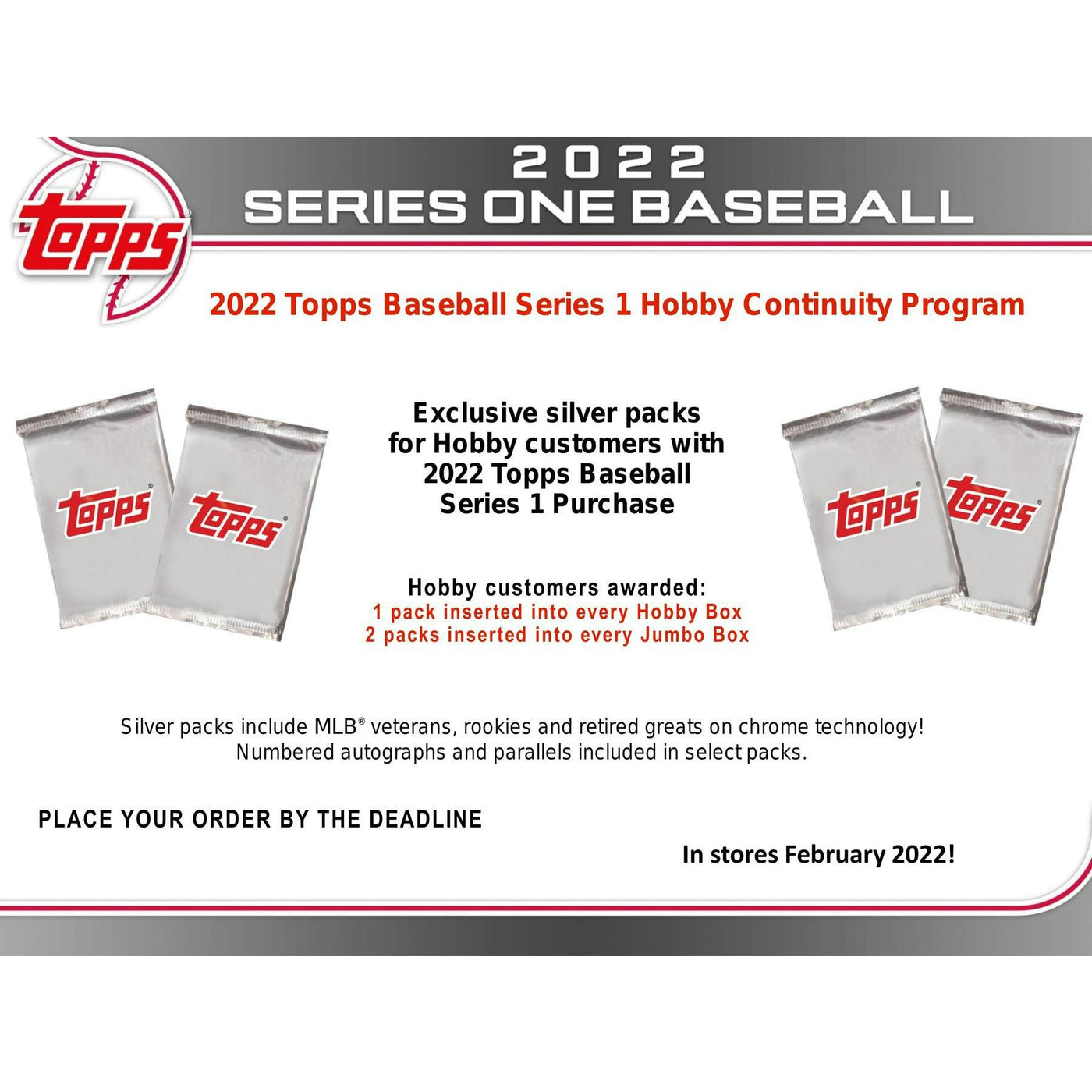 2022 Topps Series 1 Baseball Hobby Box