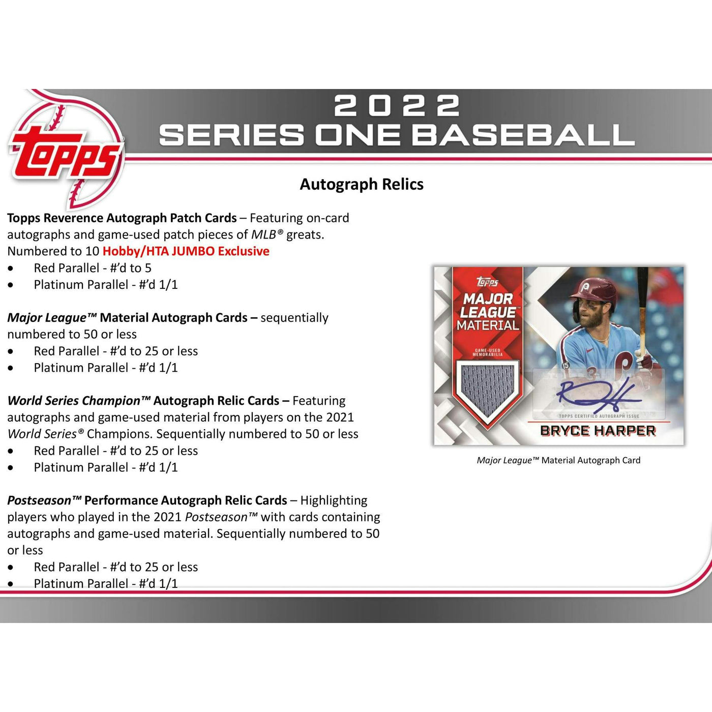 2022 Topps Series 1 Baseball Hobby Box