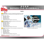 2022 Topps Series 1 Baseball Hobby Jumbo 6-Box Case