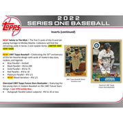 2022 Topps Series 1 Baseball Hobby Jumbo 6-Box Case