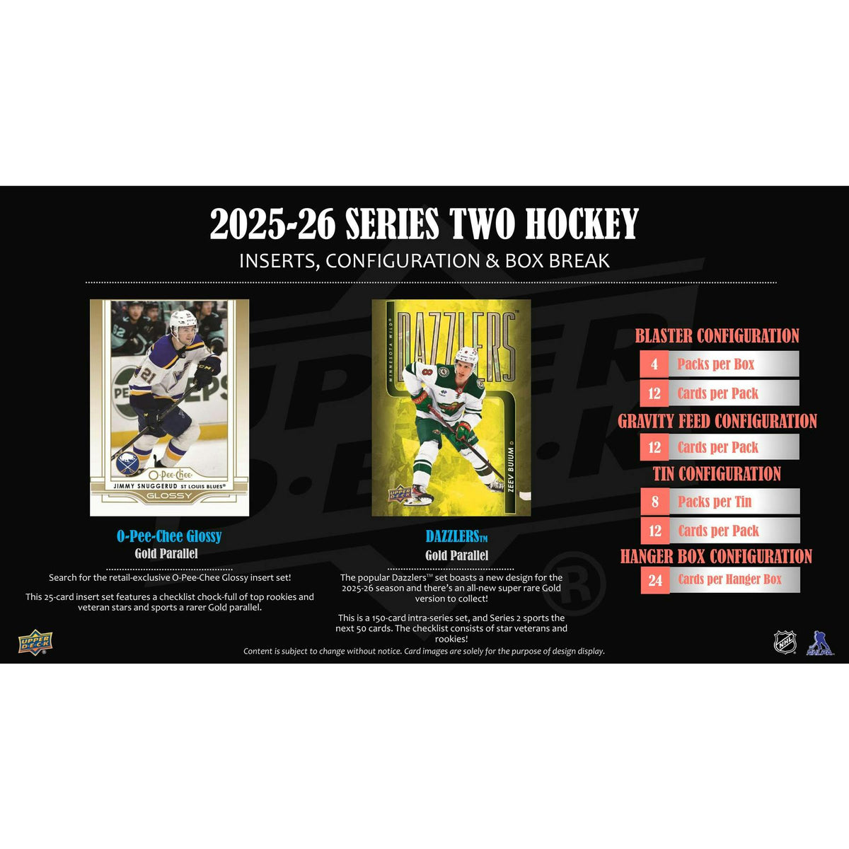 2025/26 Upper Deck Series 2 Hockey Blaster 20-Box Case