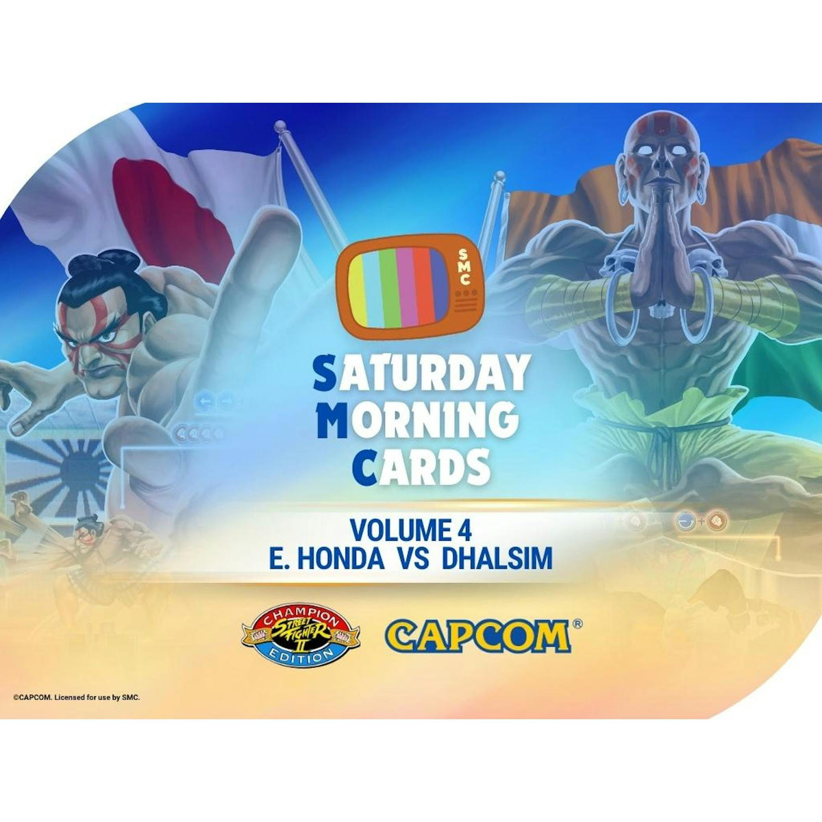 2026 Saturday Morning Cards Street Fighter 2 Volume 4: E. Honda Vs. Dhalsim Hobby 10-Box Case