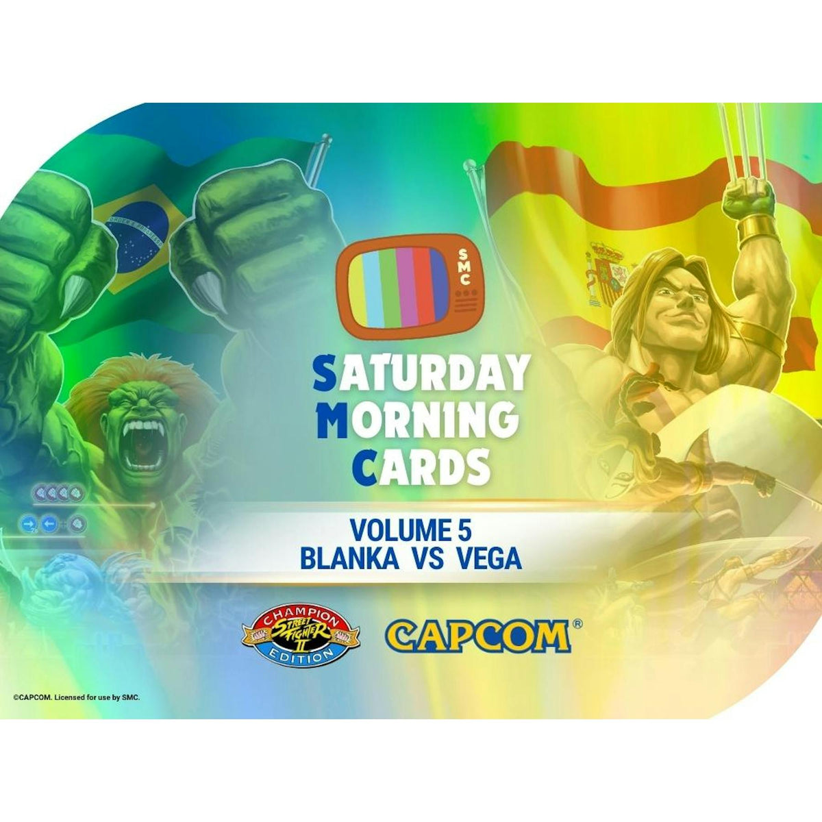 2026 Saturday Morning Cards Street Fighter 2 Volume 5: Blanka Vs. Vega Hobby Box