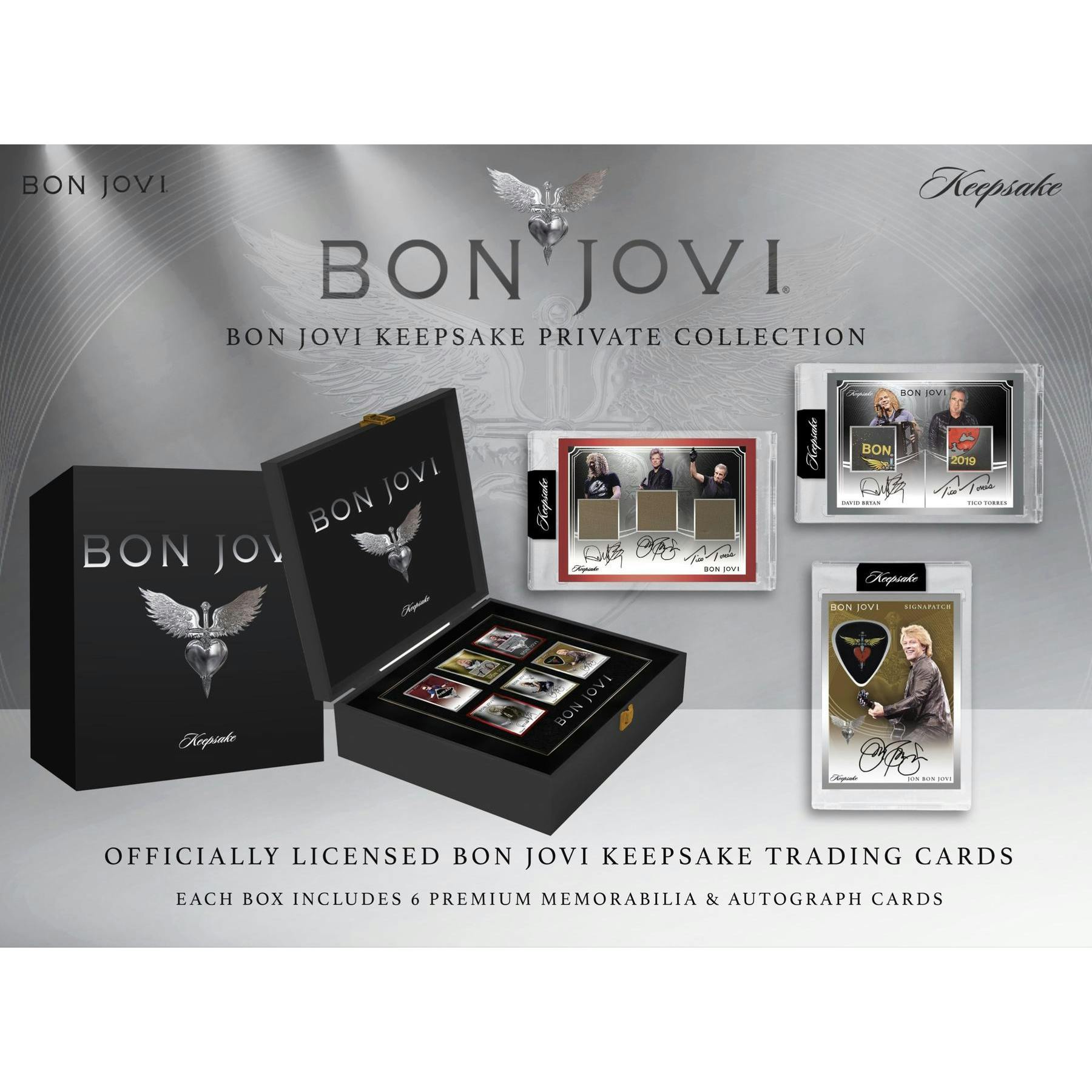 2026 Keepsake Bon Jovi Private Collection Hobby 6-Box Case
