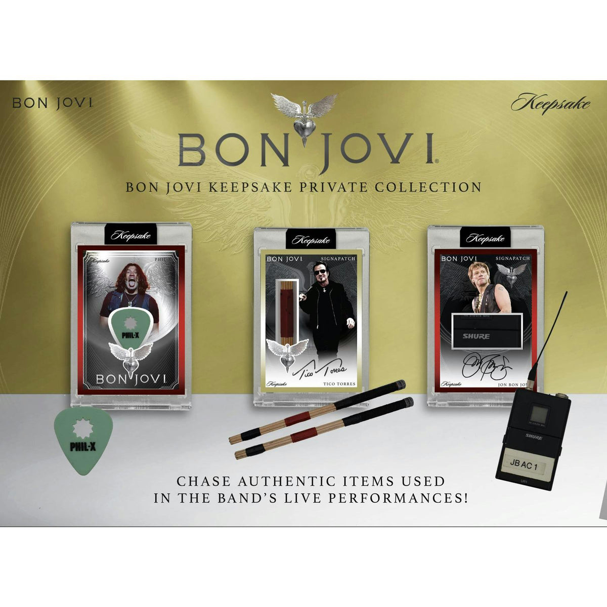2026 Keepsake Bon Jovi Private Collection Hobby 6-Box Case