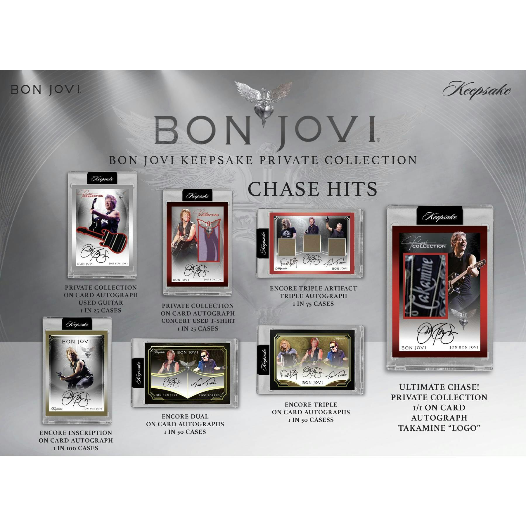 2026 Keepsake Bon Jovi Private Collection Hobby 6-Box Case