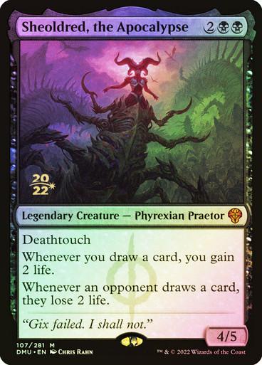 Magic the Gathering Dominaria United PRERELEASE FOIL Sheoldred, the Apocalypse NEAR MINT NM