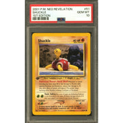 Pokemon Neo Revelation 1st Edition Shuckle 51/64 PSA 10 GEM MINT
