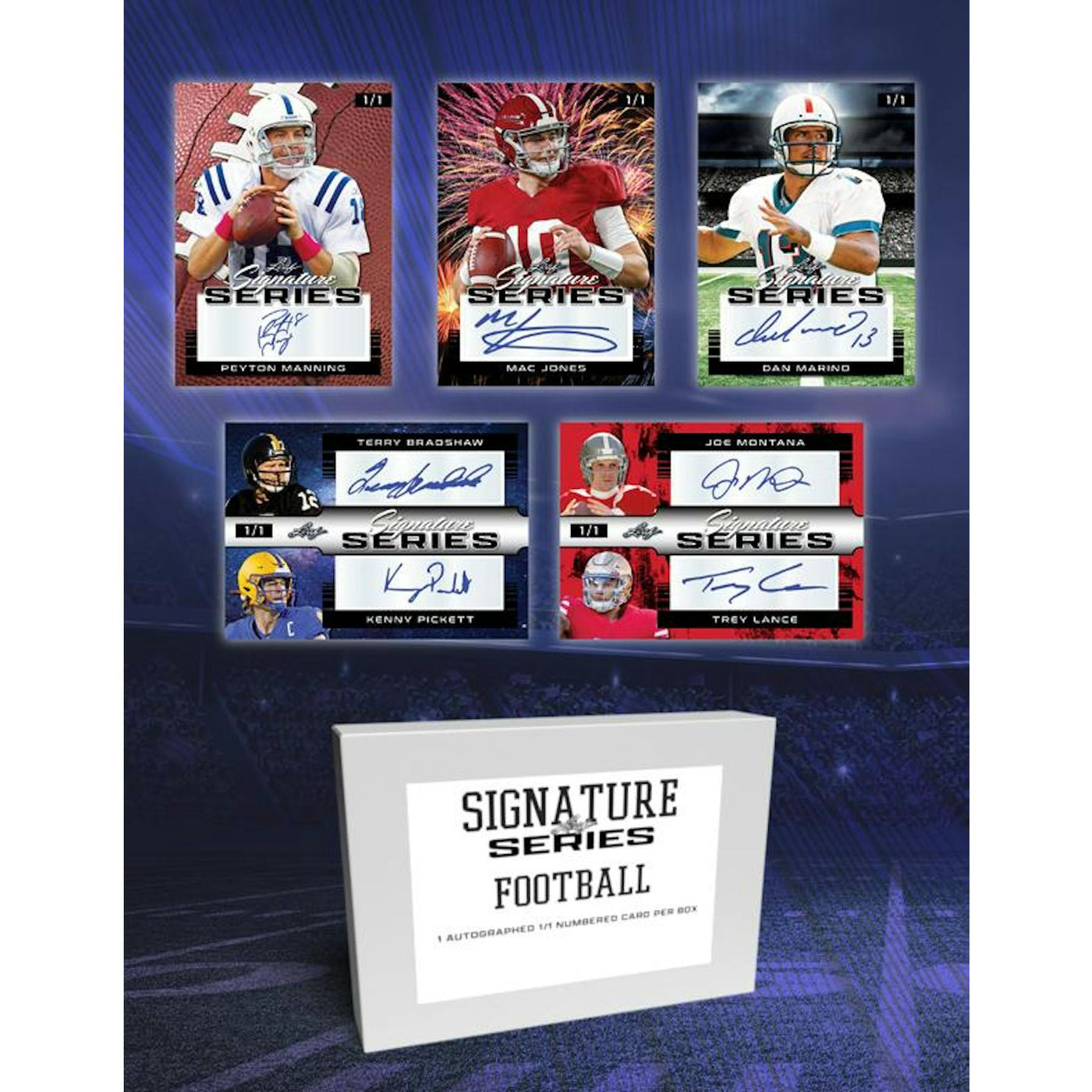 2022 Leaf Signature Series Football Hobby Box (Reed Buy)