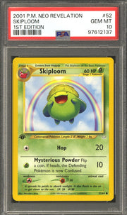 Pokemon Neo Revelation 1st Edition Skiploom 52/64 PSA 10 GEM MINT