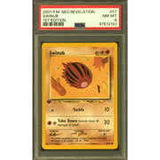 Pokemon Neo Revelation 1st Edition Swinub 57/64 PSA 8