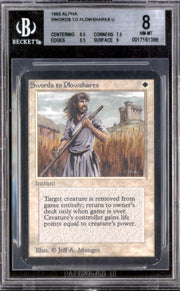 Magic the Gathering Alpha Swords to Plowshares BGS 8 - 8.5 7.5 8.5 9 NEAR MINT NM