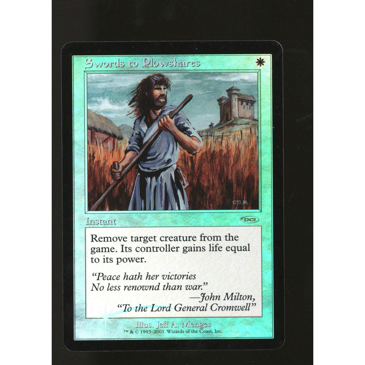 Magic the Gathering Judge Promo FNM DCI FOIL Swords to Plowshares LIGHTLY PLAYED LP