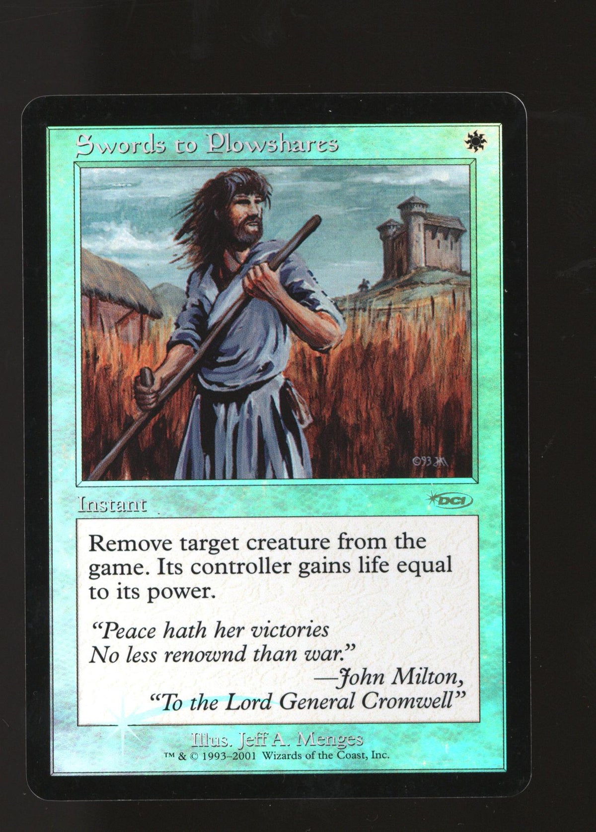 Magic the Gathering Judge Promo FNM DCI FOIL Swords to Plowshares LIGHTLY PLAYED LP