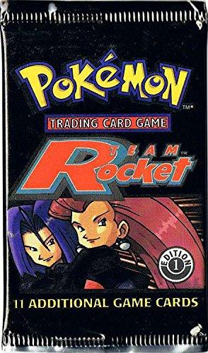 Pokemon Team Rocket 1st Edition Sealed Booster Pack (unsearched/unweighed) (Reed Buy)