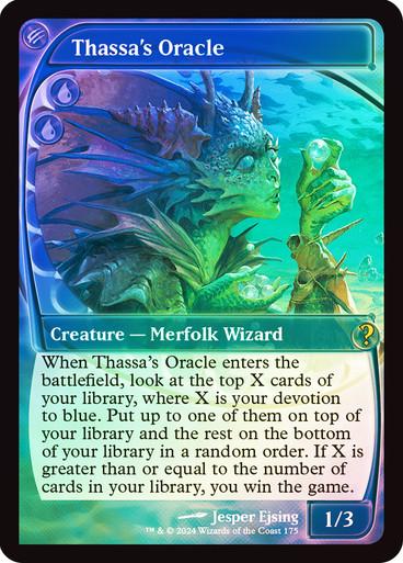 Magic the Gathering Mystery Booster 2 Thassa's Oracle FOIL Future Sight Frame NEAR MINT NM