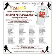 2021 Historic Autographs Ink'd Threads Multi-Sport Jersey Edition Hobby Box (Reed Buy)