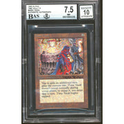 Magic the Gathering Alpha Time Vault BGS 7.5 - 7.5 7.5 8.5 7.5 BAS 10 Auto Mark Tedin Signed