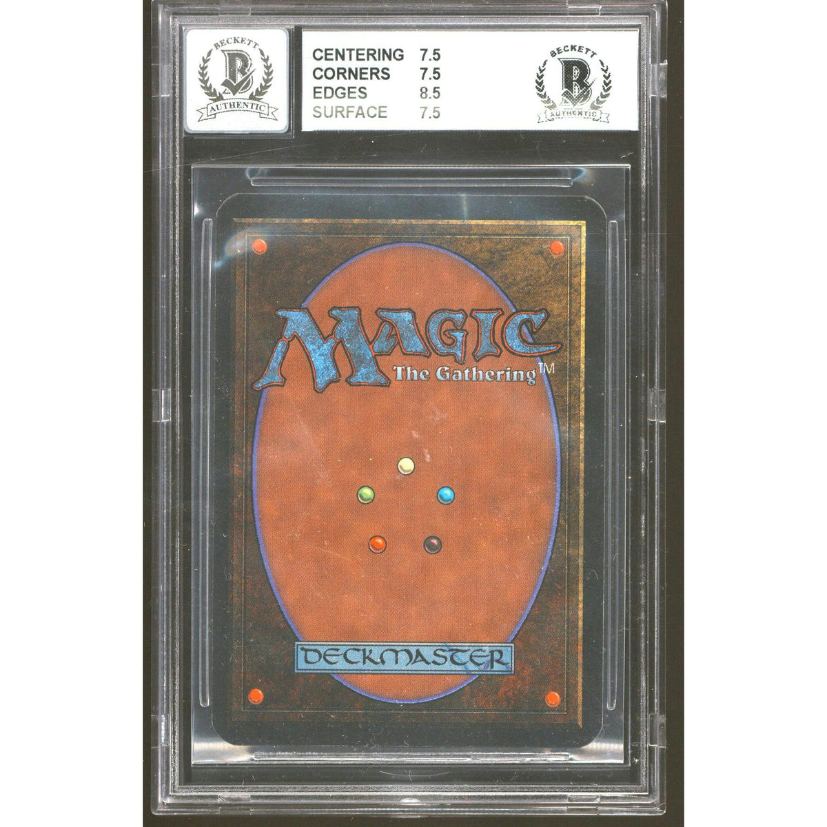 Magic the Gathering Alpha Time Vault BGS 7.5 - 7.5 7.5 8.5 7.5 BAS 10 Auto Mark Tedin Signed