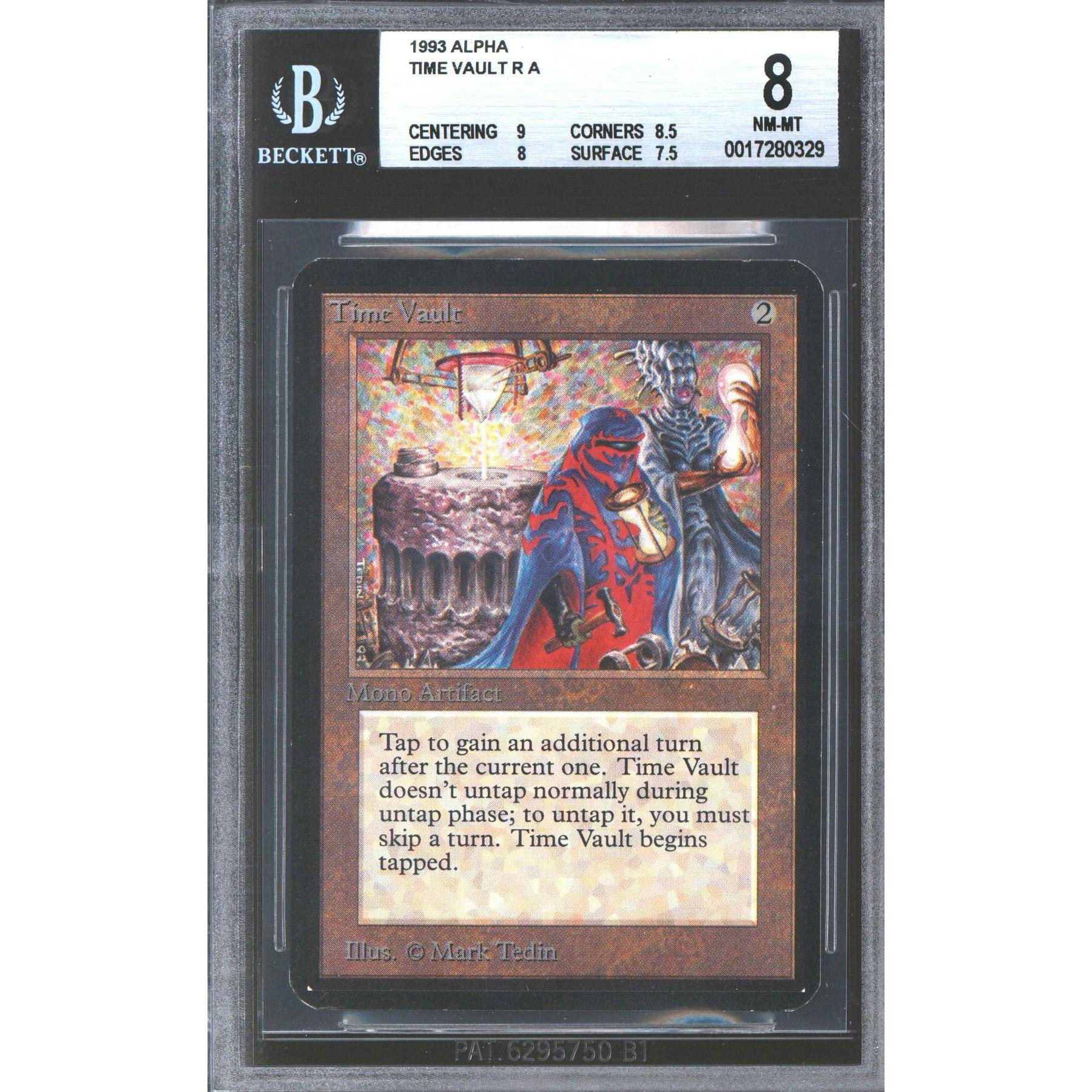 Magic the Gathering Alpha Time Vault BGS 8 (9, 8.5, 8, 7.5) NEAR MINT NM