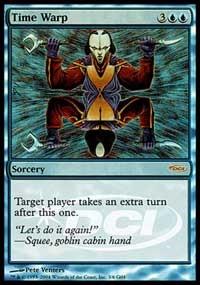 Magic the Gathering Judge Promo FOIL Time Warp NEAR MINT NM